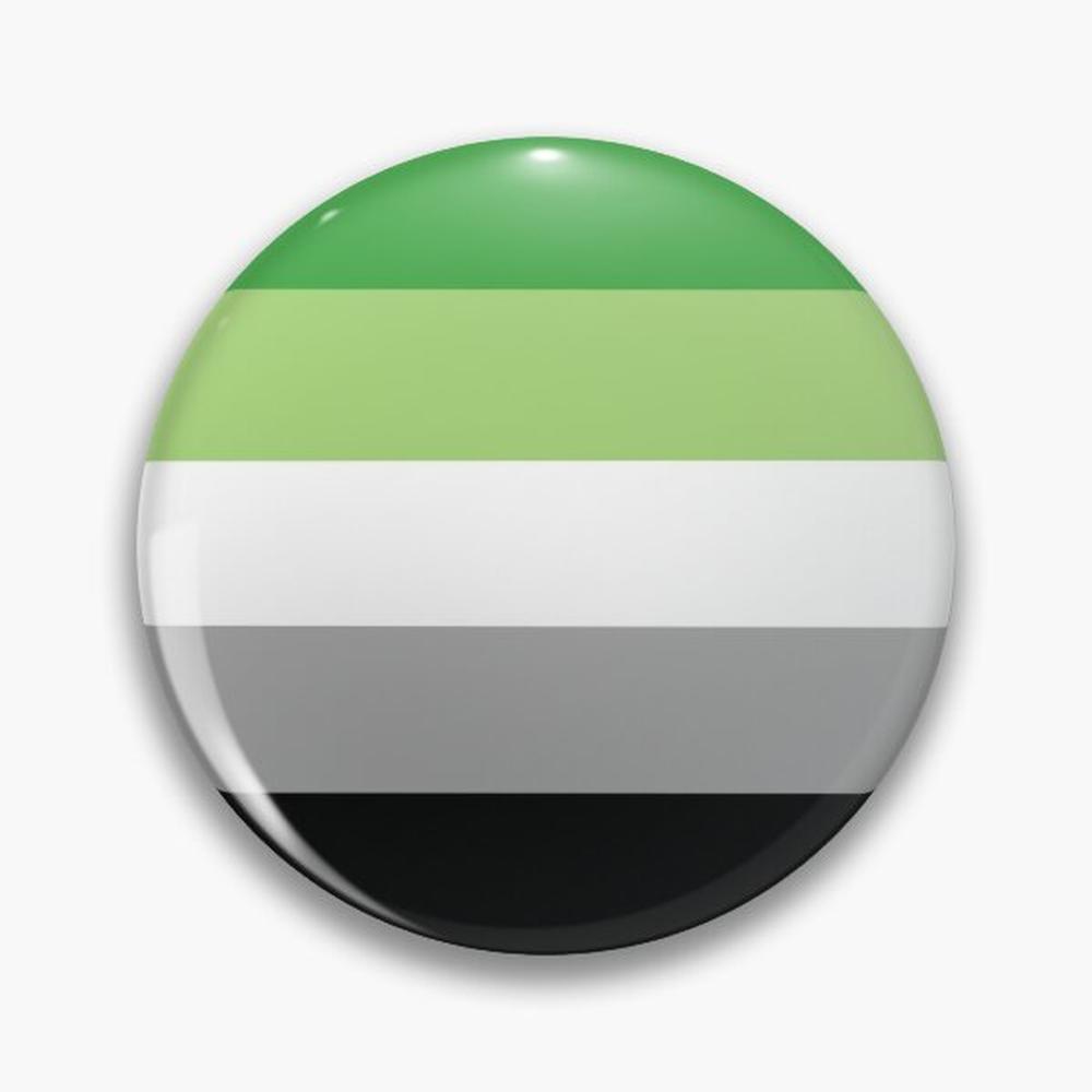 Ethnic Modern Fashion - Aromantic フラグピンボタンブローチジュエリーアクセサリーカスタマイズブローチファッションラペルバッジ