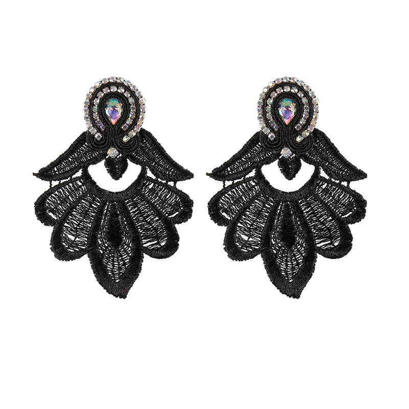 Ethnic Modern Fashion - ファッション女性用イヤリングジュエリーアクセサリー、ソタッシュイヤリング、レースダングルイヤリング、カラフルな花嫁用イヤリング、最新トレンド