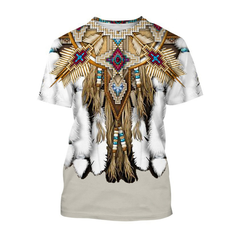 夏インドエスニックスタイル 3D プリント Tシャツストリー - Ethnic Fashion India のレビューと価格