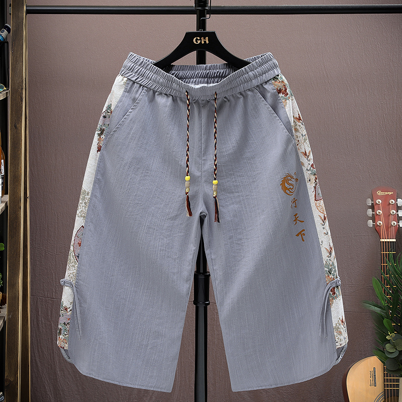 アイスシルクカジュアルショーツメンズ夏の新スタイルセブンファ - Urban Ethnic Fashion のレビューと価格