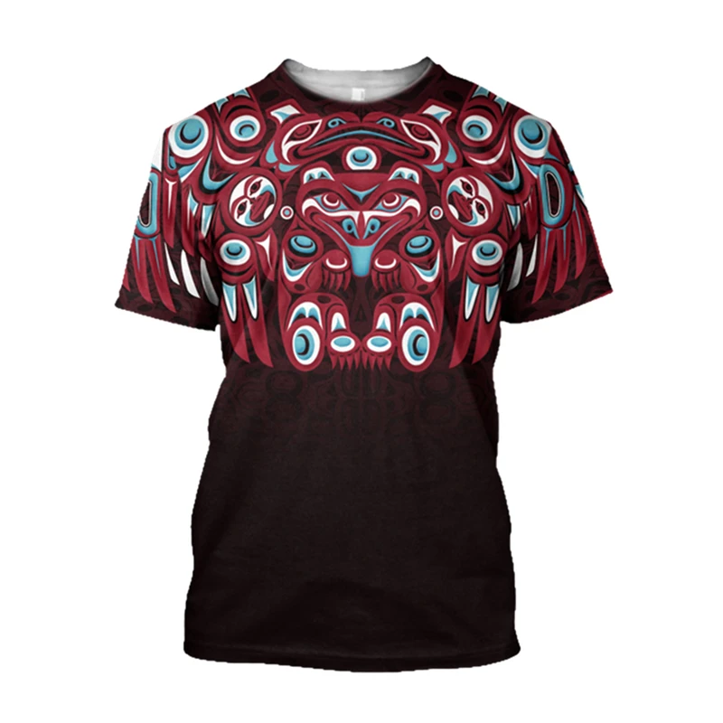 レトロエスニックアステカメキシコ Tシャツ夏メンズ 3D プ - Men'S Ethnic Fashion Trends のレビューと価格