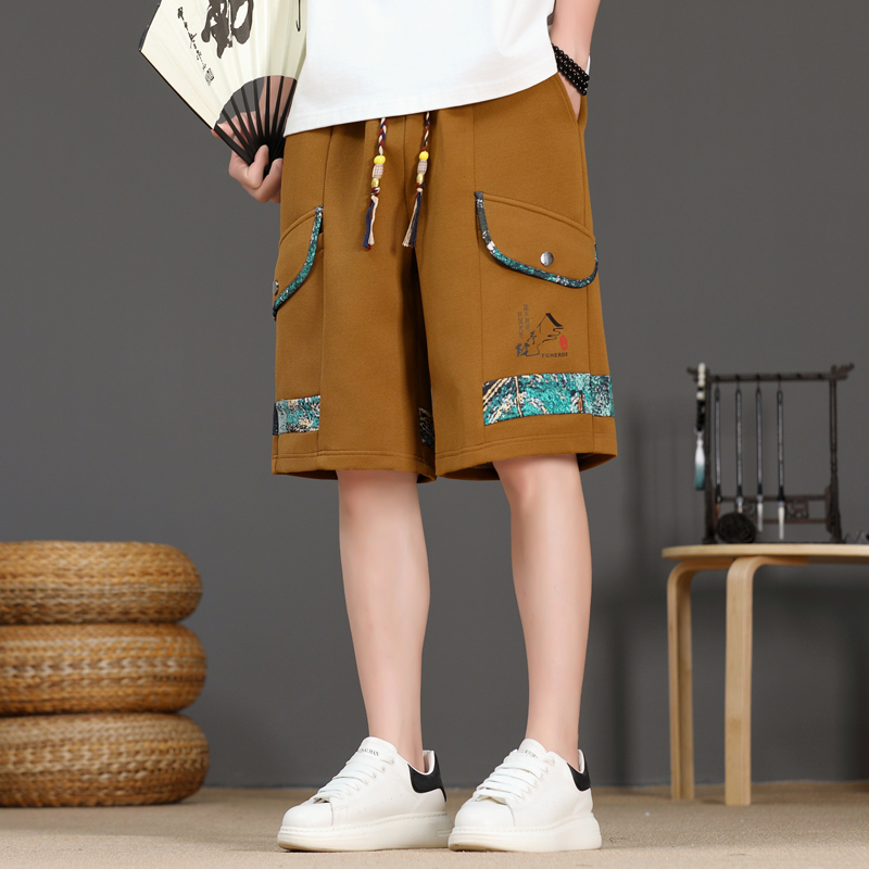アイスシルクメンズショートパンツ 2025新作 夏ファッショ - Urban Ethnic Fashion のレビューと価格