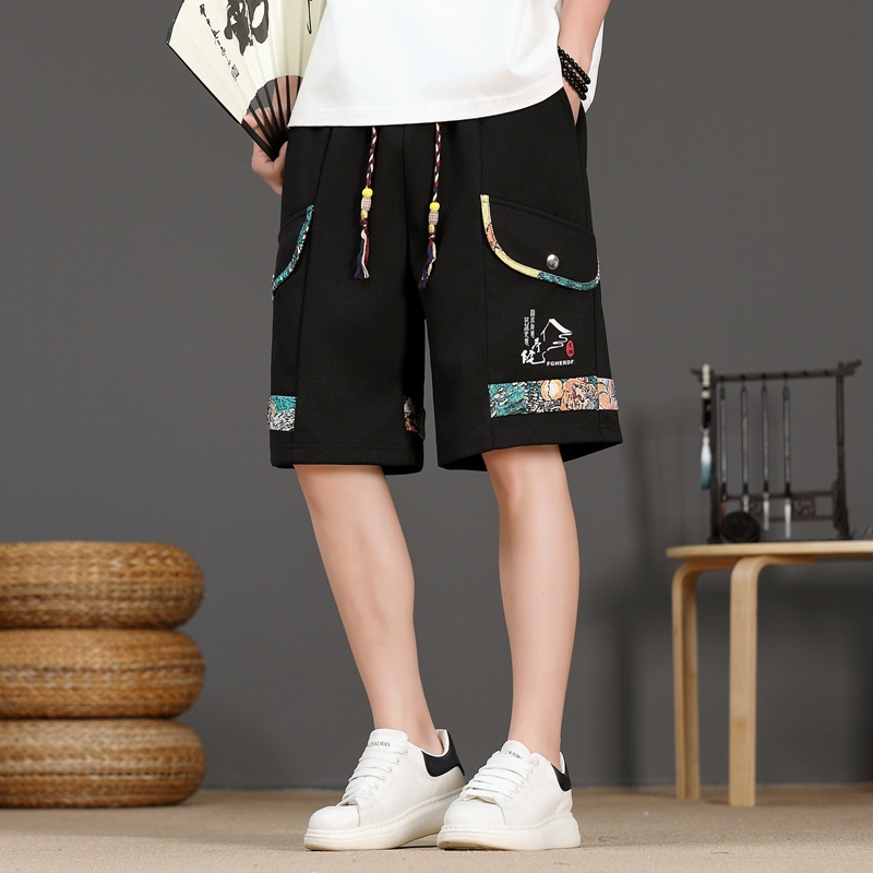 アイスシルクメンズショートパンツ 2025新作 夏ファッショ - Urban Ethnic Fashion のレビューと価格