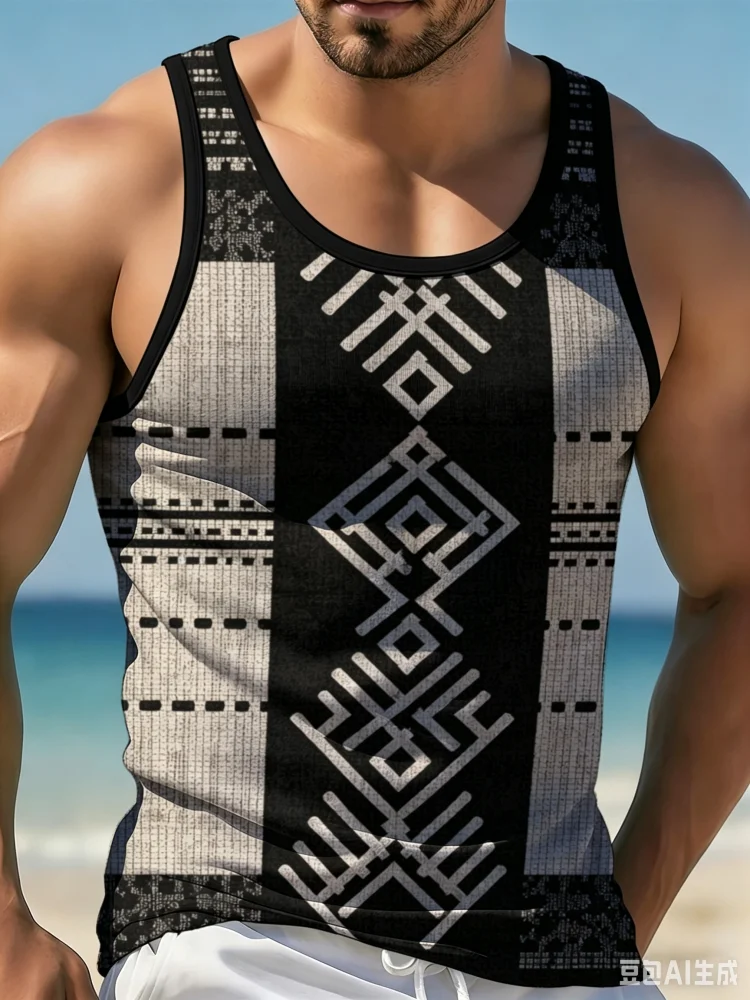 ヴィンテージエスニック幾何学模様トライバルスプライシングメン - Men'S Ethnic Fashion Trends のレビューと価格