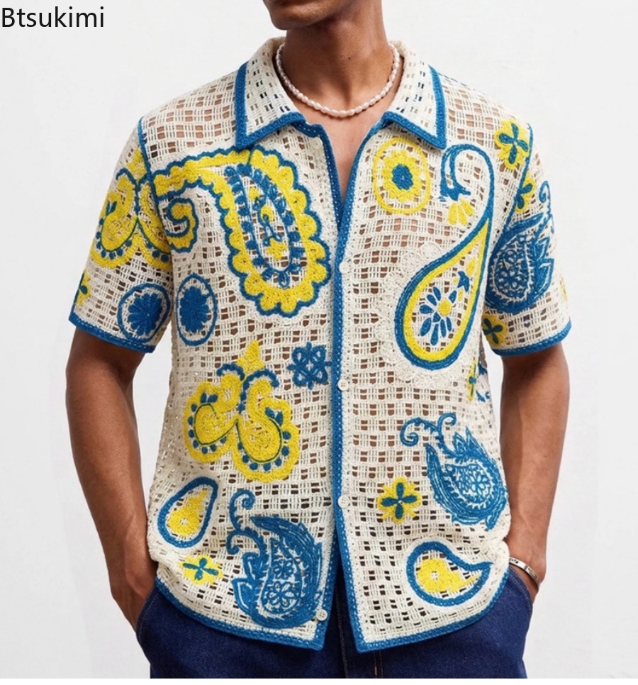 新しいレトロエスニックスタイル男性カーディガンアーバンファッ - Urban Ethnic Fashion のレビューと価格