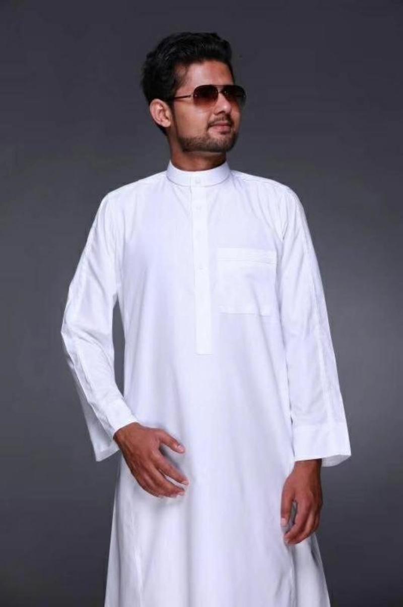イスラム教徒の男性のためのイスラムのドレス,長袖,サウジアラ - Kurta Men Cotton のレビューと価格