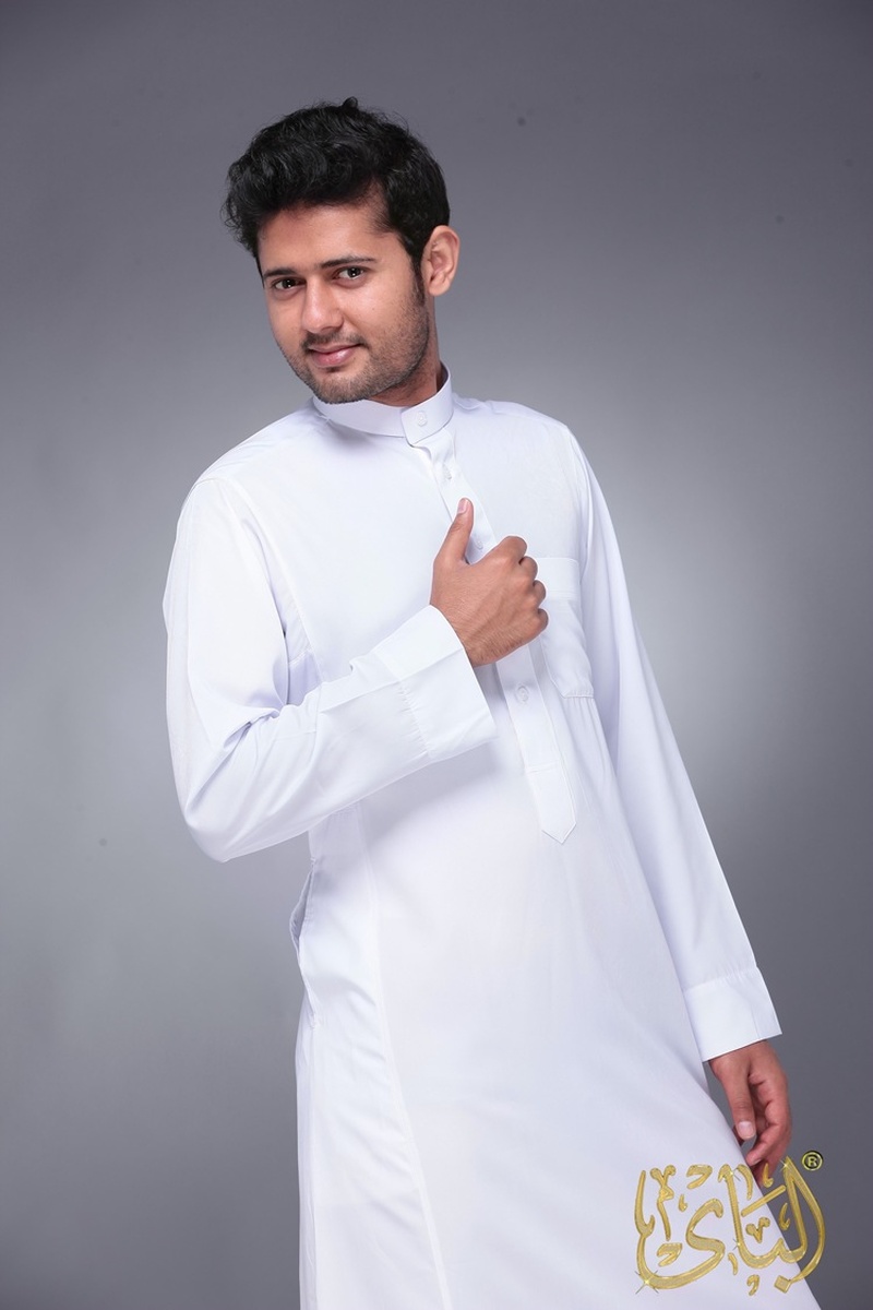 イスラム教徒の男性のためのイスラムのドレス,長袖,サウジアラ - Kurta Men Cotton のレビューと価格