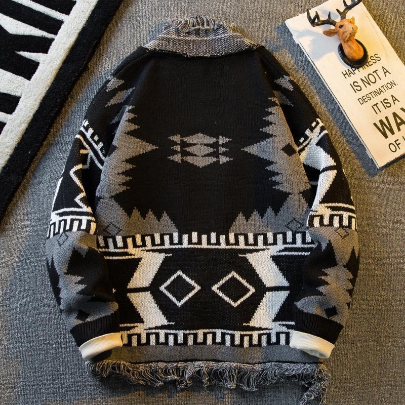 メンズファッショントレンドルーズカジュアルVネックニットカー - Men'S Ethnic Fashion Trends のレビューと価格