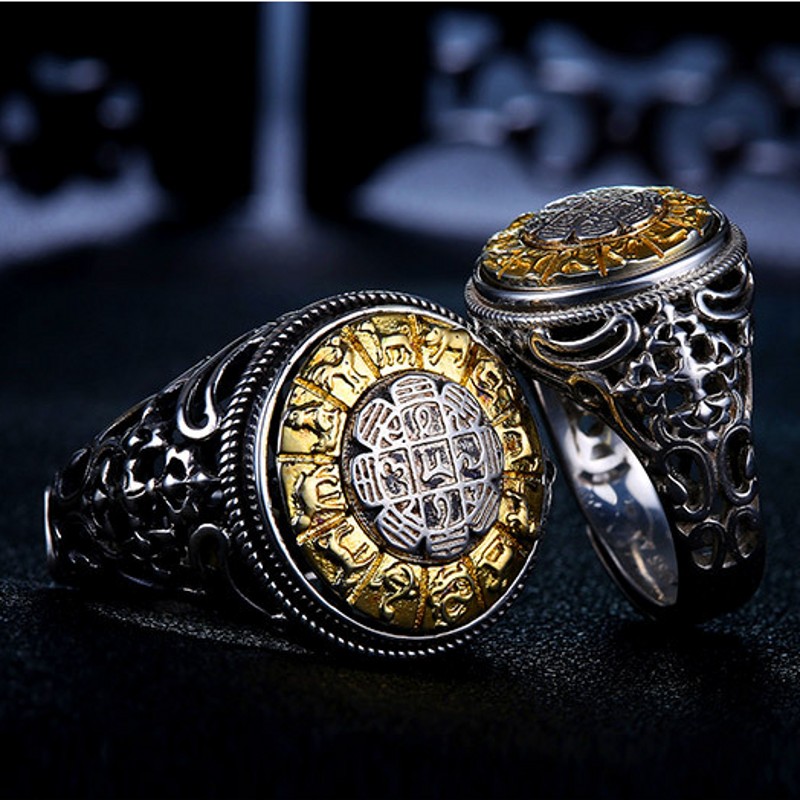 BOCAI 新しい S925 シルバー誇張されたトレンド調整 - Men'S Ethnic Fashion Trends のレビューと価格
