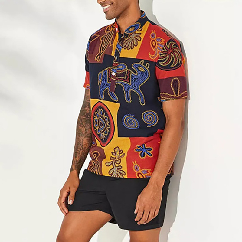 2025 夏の新しいヨーロッパとアメリカのエスニックスタイル - Men'S Ethnic Fashion Trends のレビューと価格