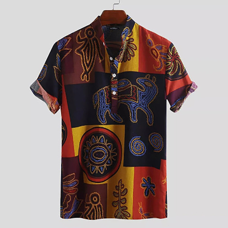 2025 夏の新しいヨーロッパとアメリカのエスニックスタイル - Men'S Ethnic Fashion Trends のレビューと価格