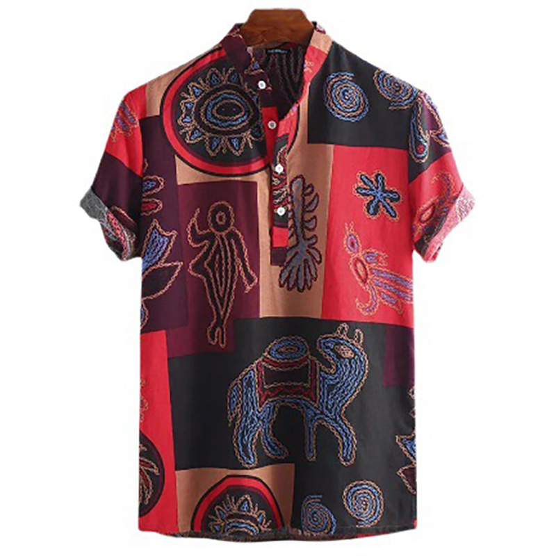 2025 夏の新しいヨーロッパとアメリカのエスニックスタイル - Men'S Ethnic Fashion Trends のレビューと価格