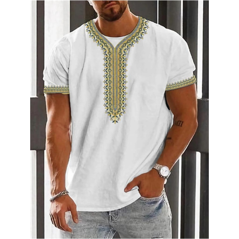 トレンド2025 ヴィンテージ エスニック グラフィック T - Men'S Ethnic Fashion Trends のレビューと価格