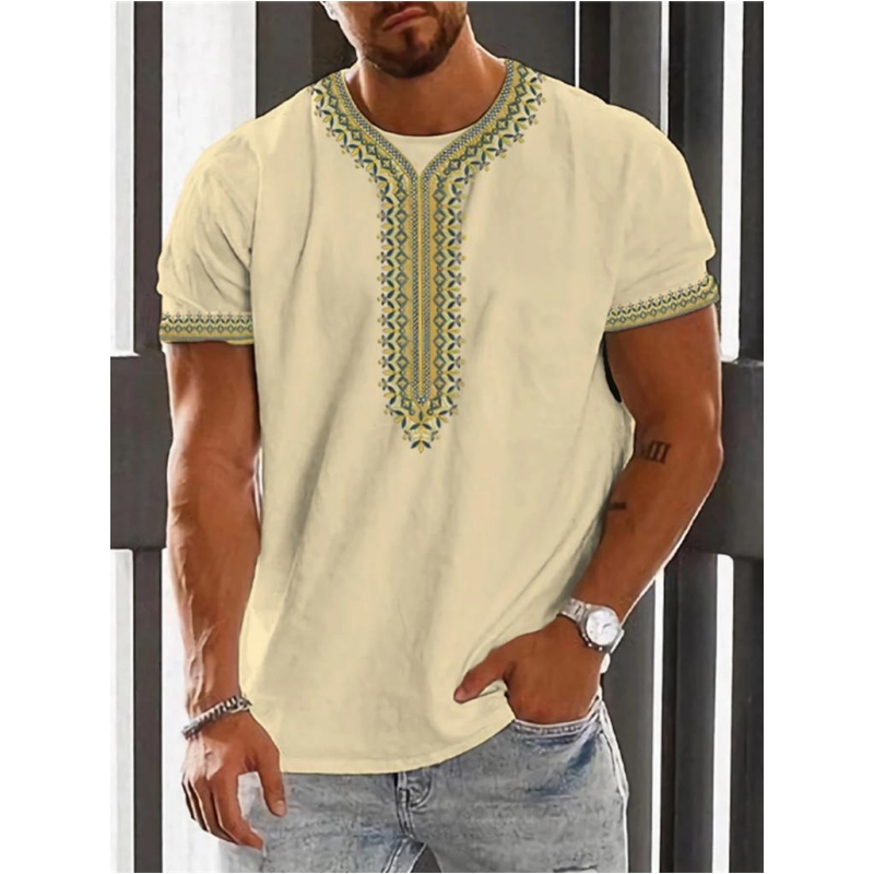 トレンド2025 ヴィンテージ エスニック グラフィック T - Men'S Ethnic Fashion Trends のレビューと価格